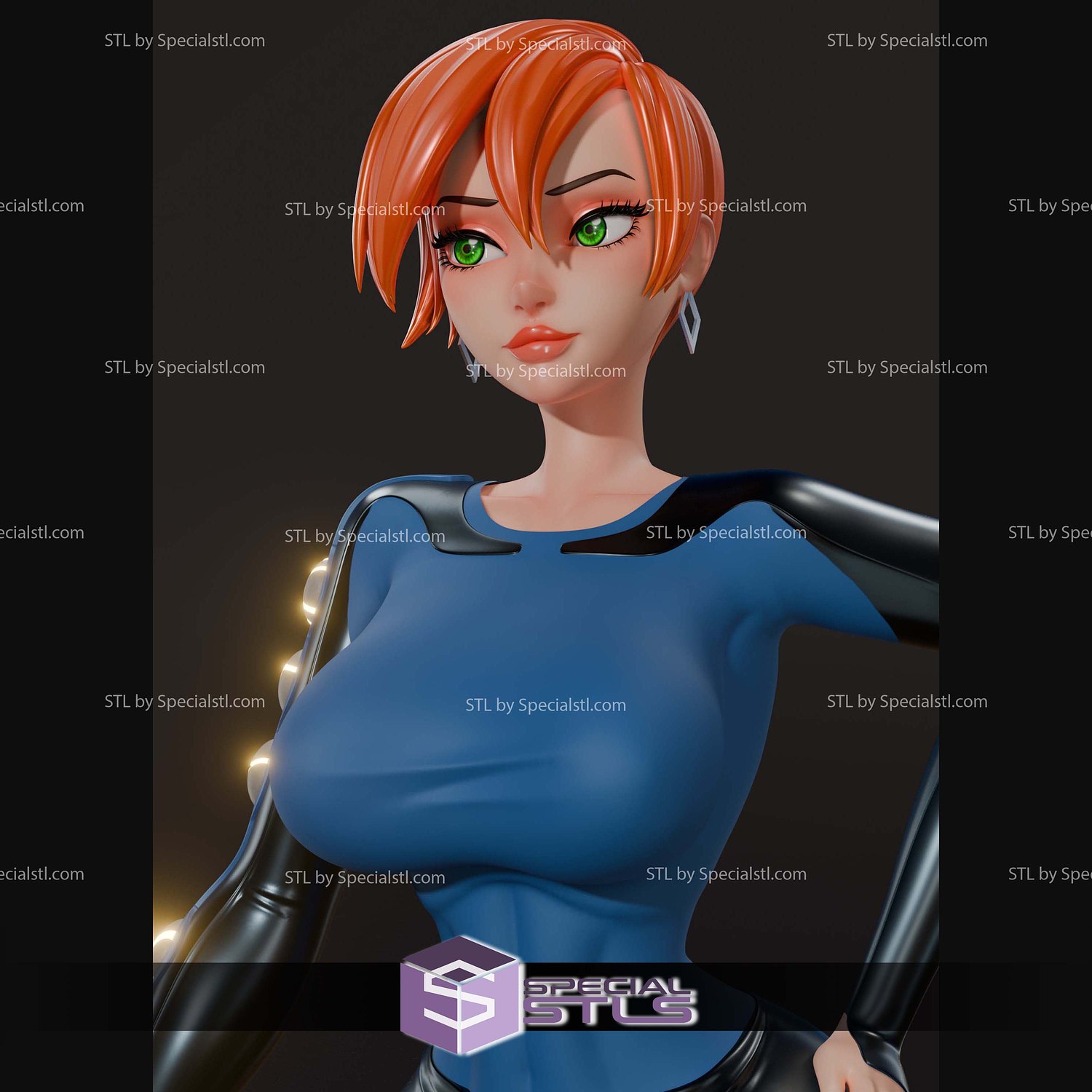 Gwendolyn Gwen Tennyson Ben 10 STL Files 3D Model — view 4