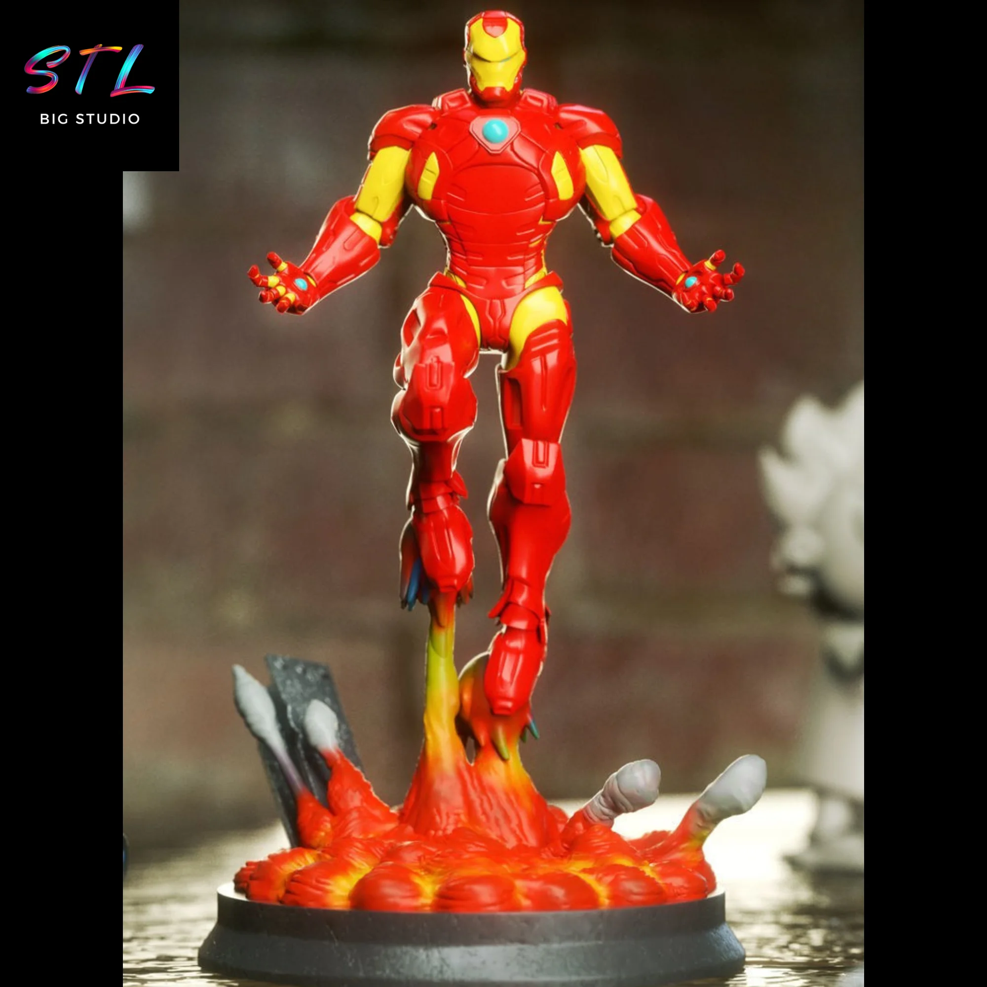 Iron Man STL | 3D Printable Figure of the Golden Avenger | Marvel Model