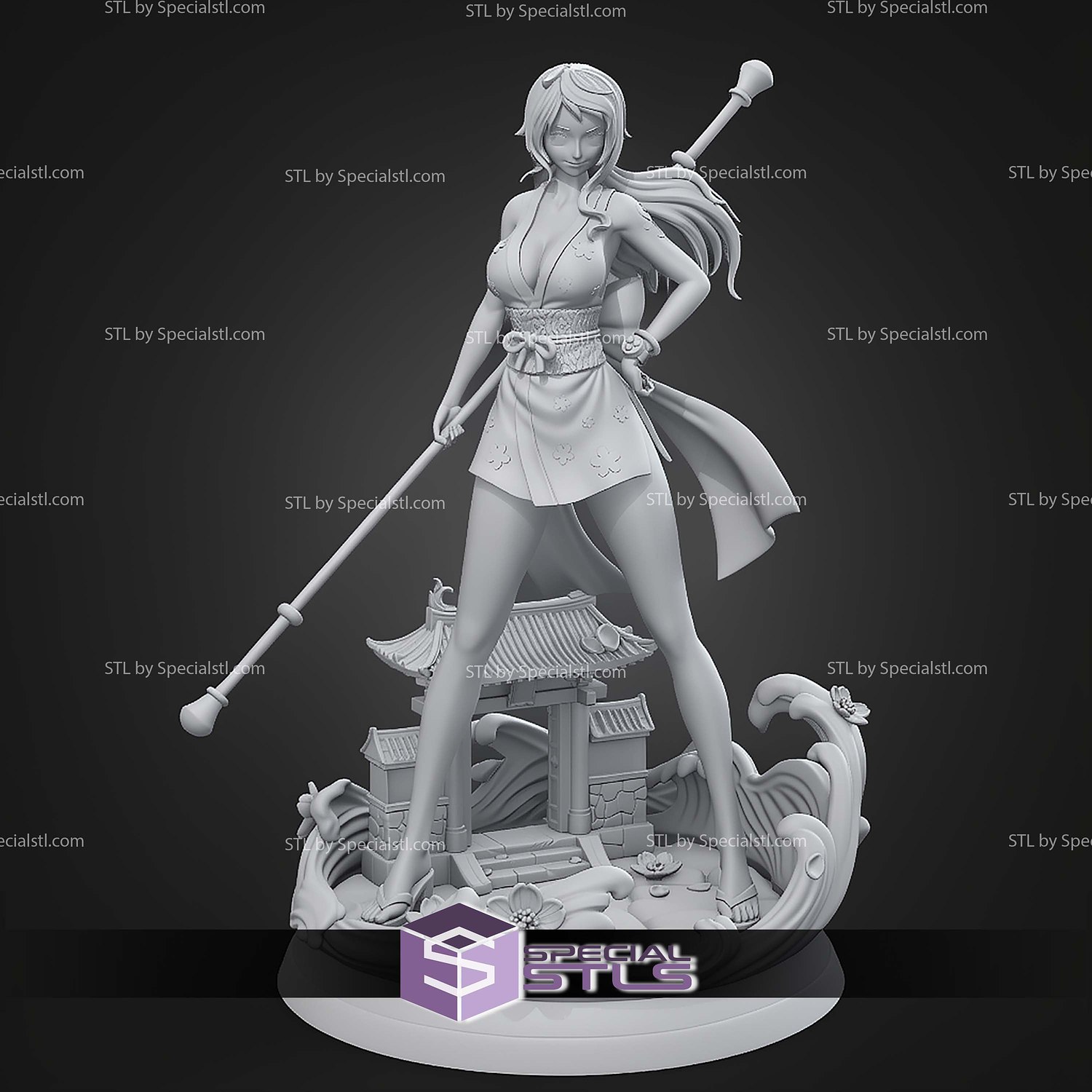 Nami Navigator of Straw Hat STL Files 3D Model — view 2