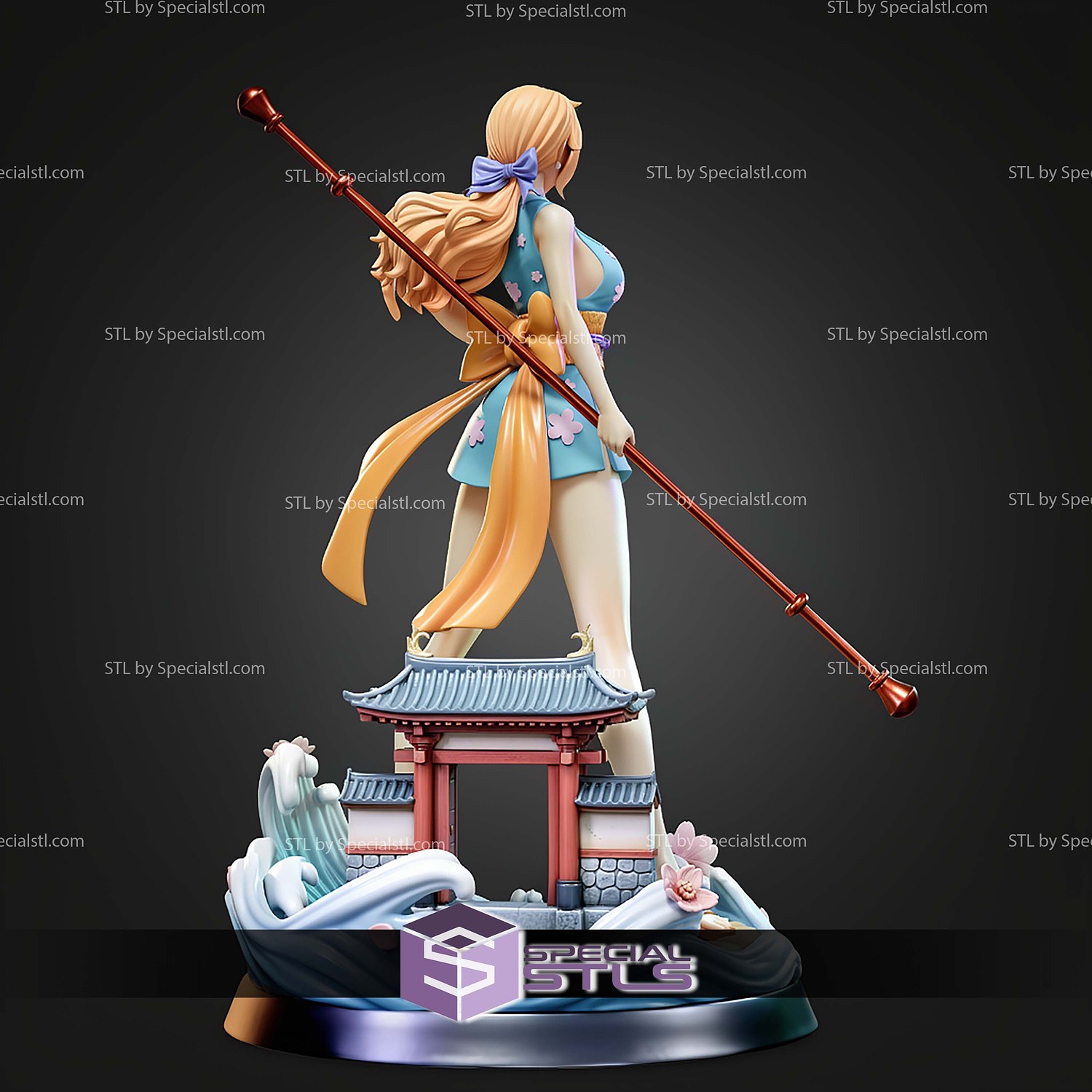 Nami Navigator of Straw Hat STL Files 3D Model — view 3