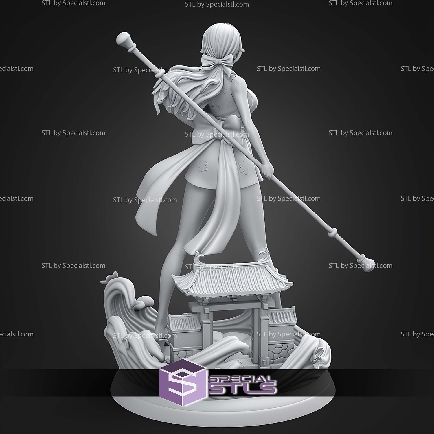 Nami Navigator of Straw Hat STL Files 3D Model — view 4