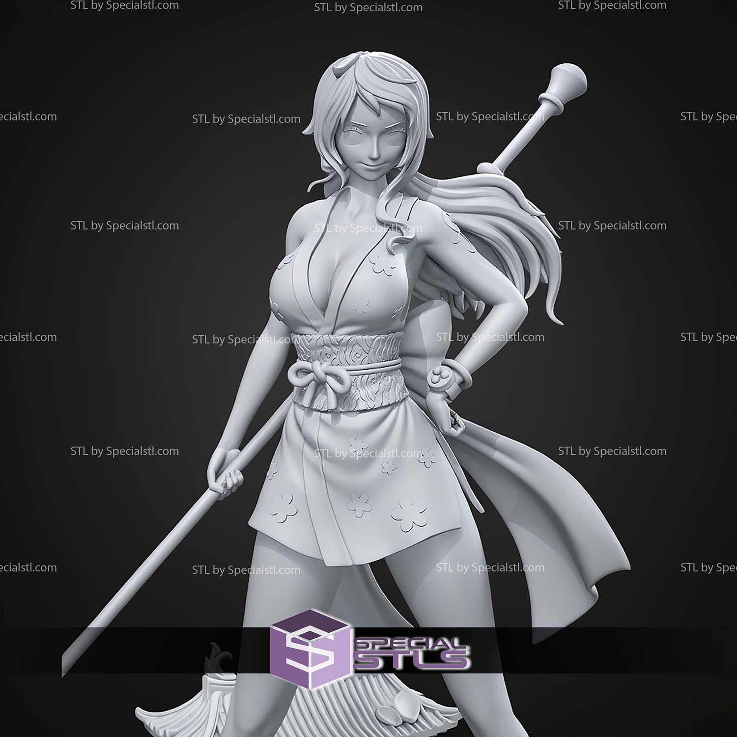 Nami Navigator of Straw Hat STL Files 3D Model — view 7