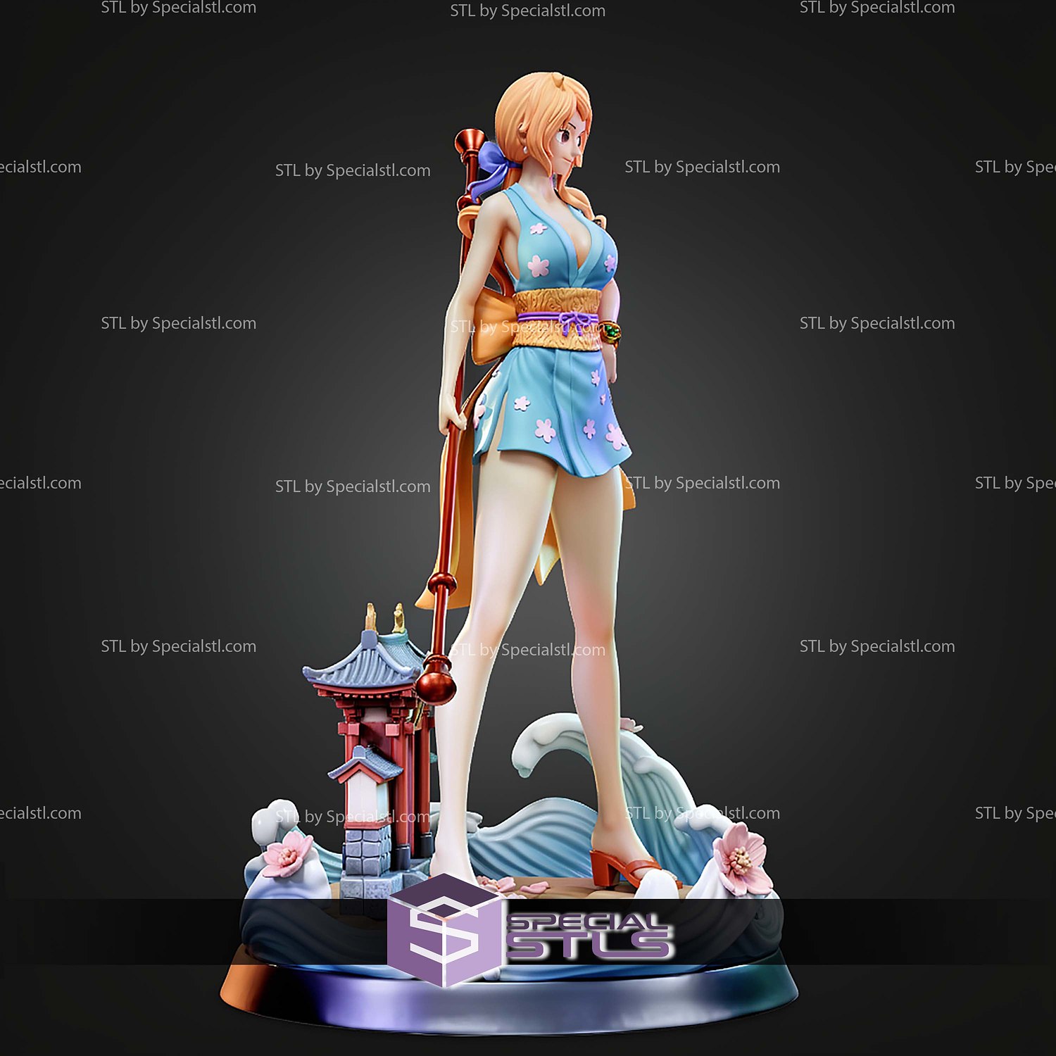 Nami Navigator of Straw Hat STL Files 3D Model — view 8