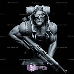 Tarma Roving Metal Slug Bust 3D Printer Files STL Model
