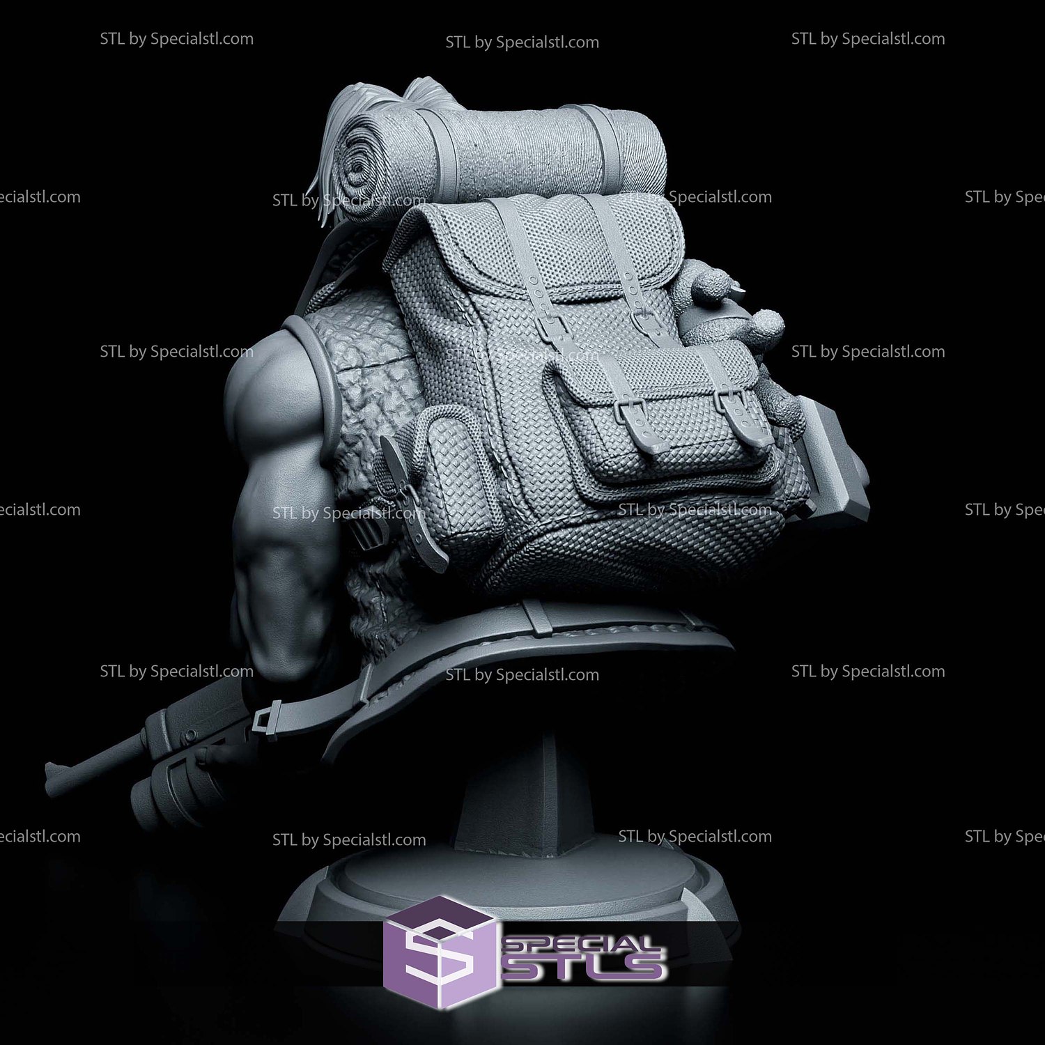 Tarma Roving Metal Slug Bust 3D Printer Files STL Model — view 4