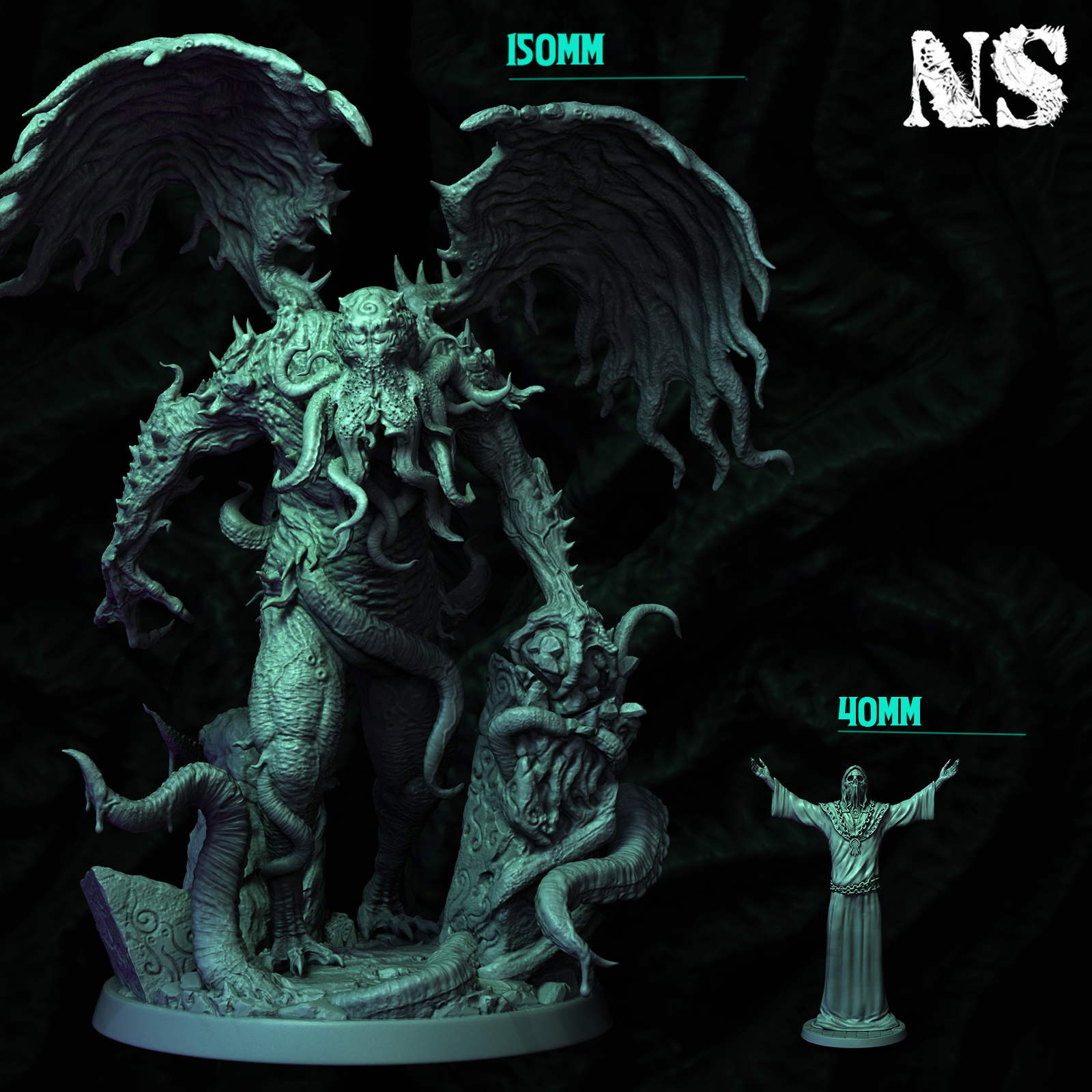 Cthulhu - The Sleeper of R'lyeh 3D STL Model