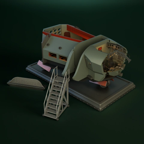 Spindrift Kit 2: Interior 3D Printer Files | Assembly STL Model