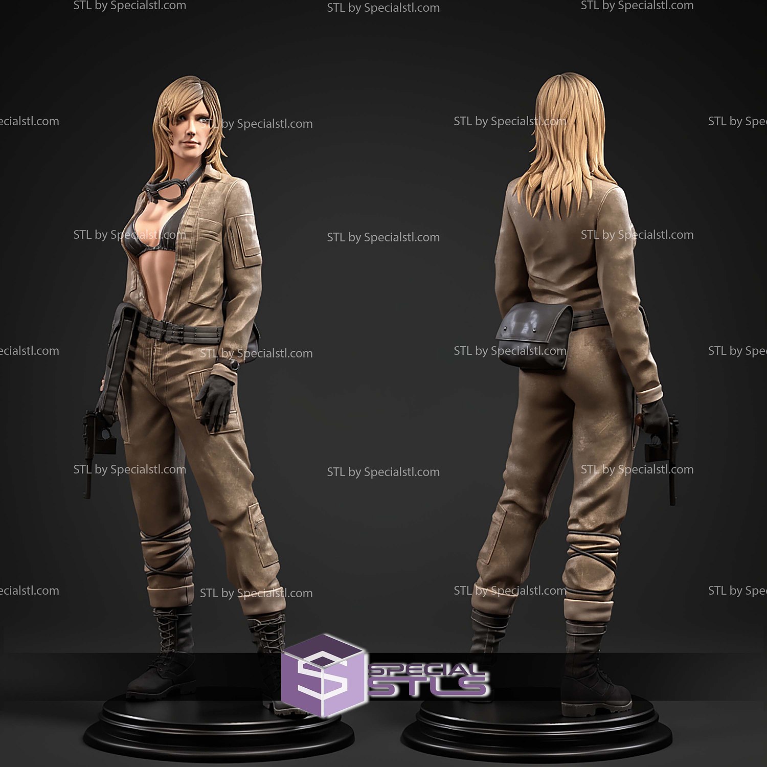 EVA Metal Gear Solid Delta V2 STL Files 3D Model — view 2