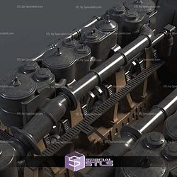 Titanic Olympic Class Steam Engine 3D Printer Files STL Model