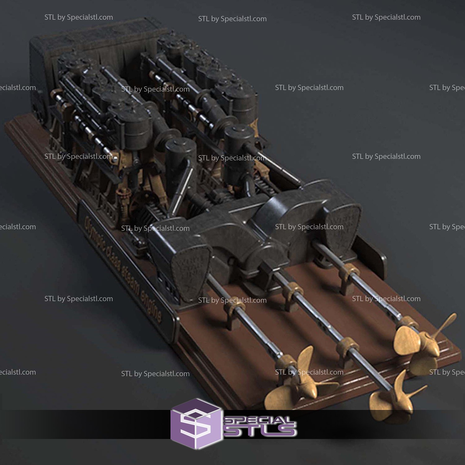 Titanic Olympic Class Steam Engine 3D Printer Files STL Model — view 5