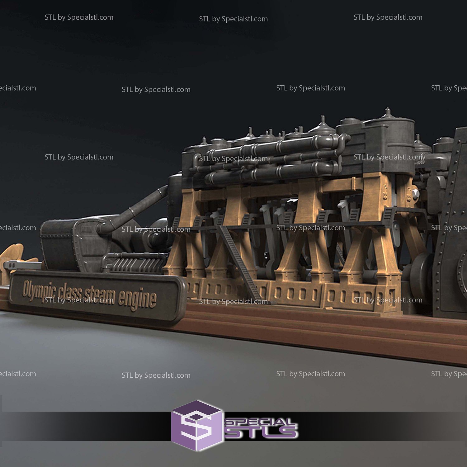 Titanic Olympic Class Steam Engine 3D Printer Files STL Model — view 6