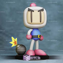 Bomberman Sculptures 3D Printing STL Model