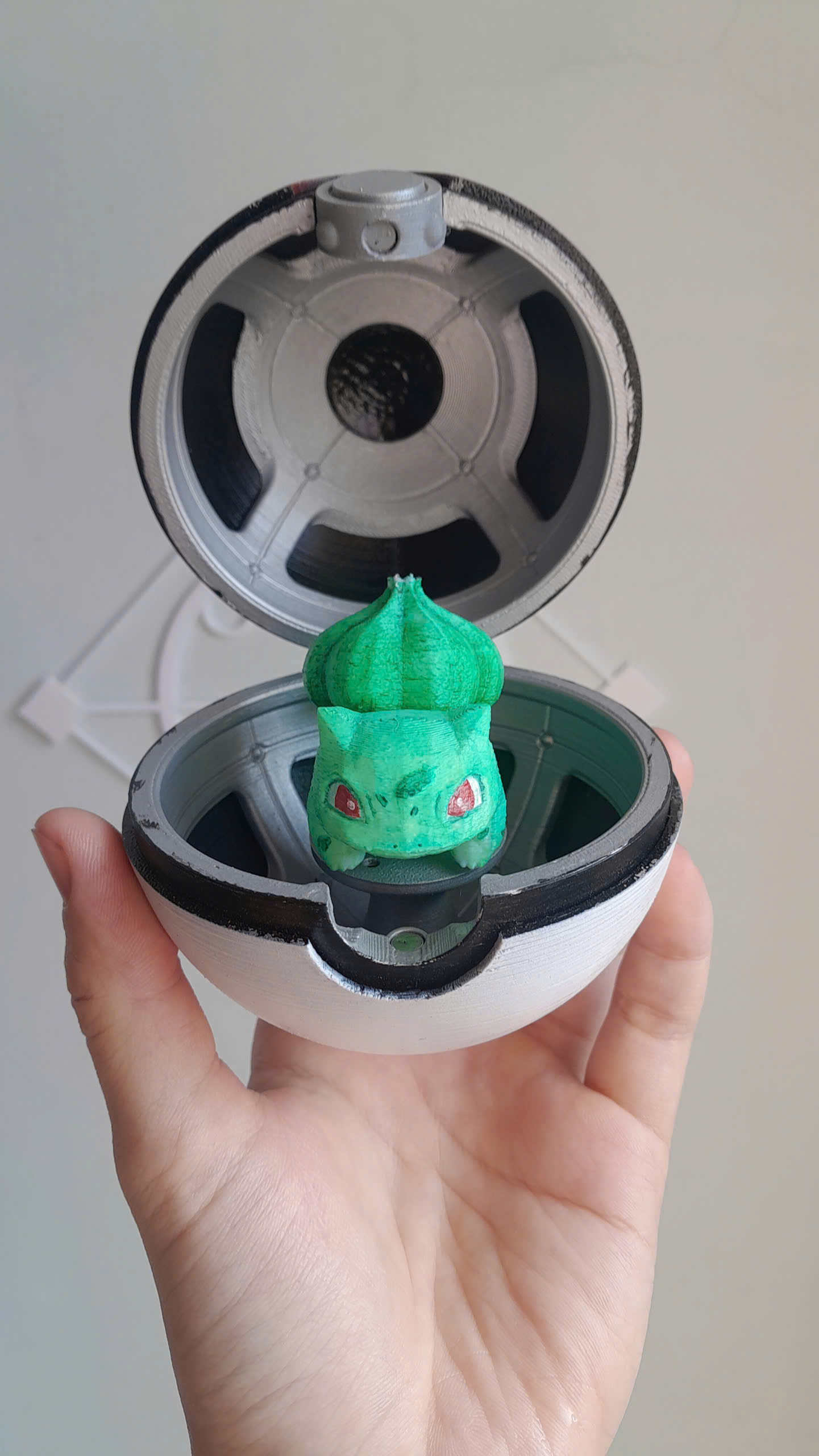 Pokemon Bulbasaur Lowpoly 3D STL Model