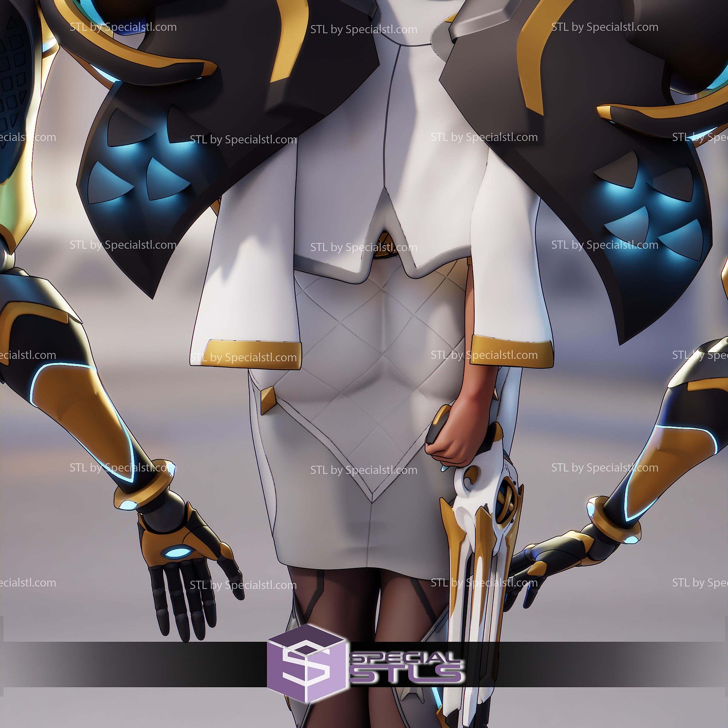 Domina Overwatch STL Files 3D Model — view 3