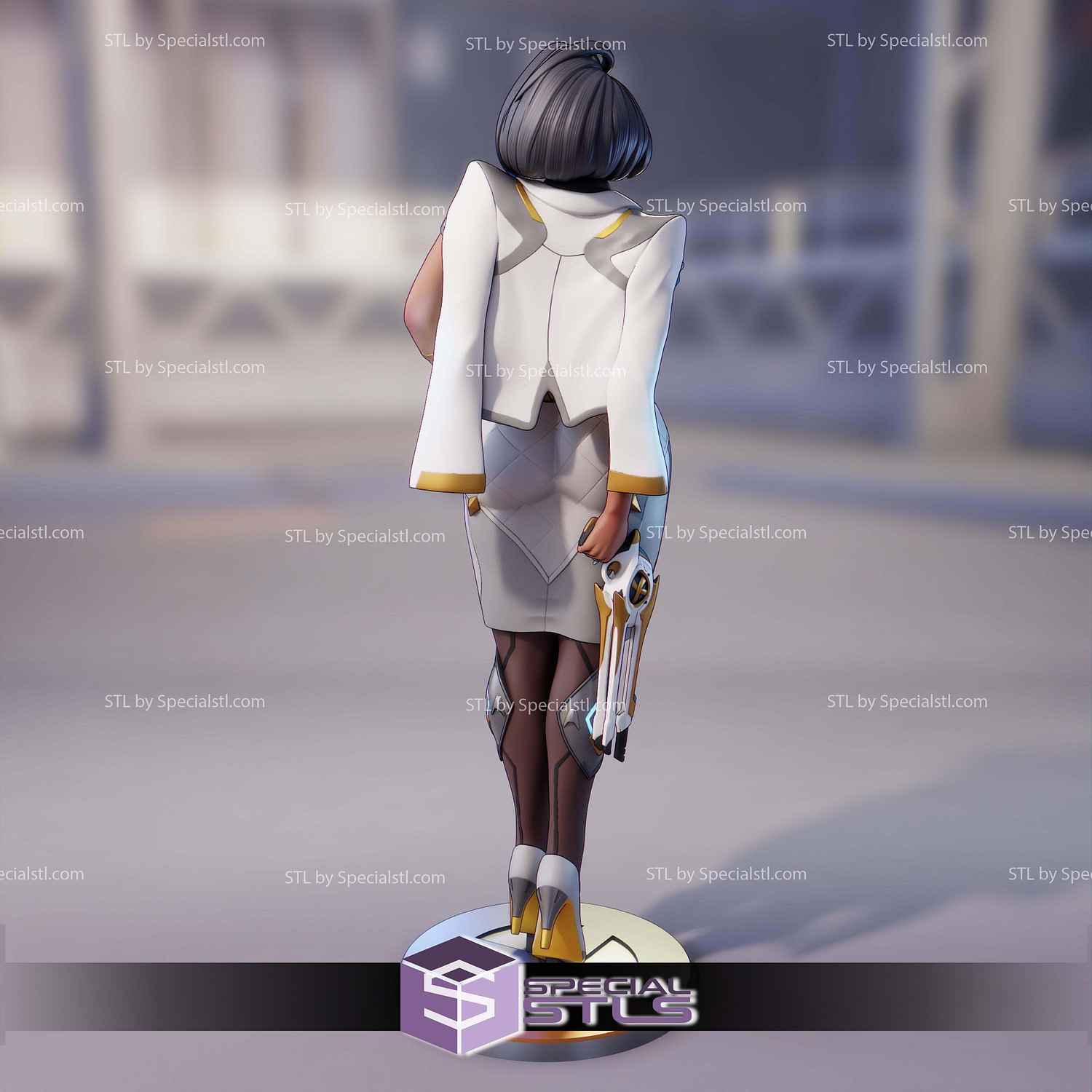 Domina Overwatch STL Files 3D Model — view 5