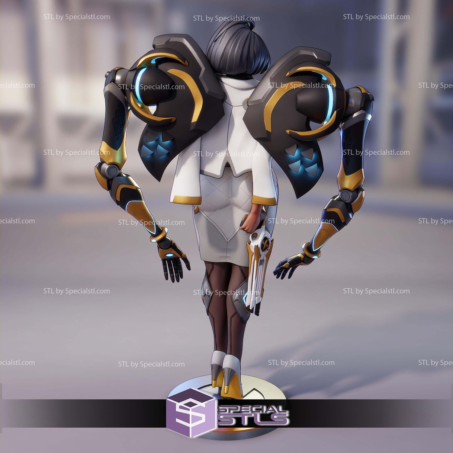 Domina Overwatch STL Files 3D Model — view 6