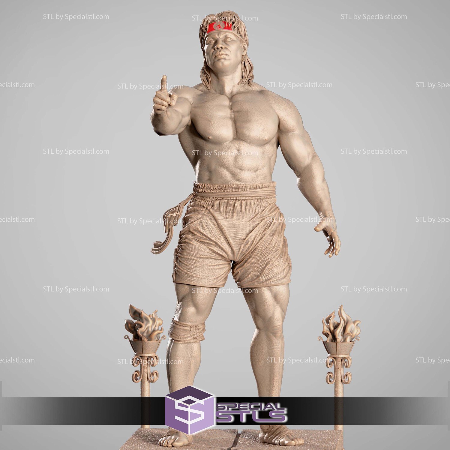 Chong Li Bloodsport STL Files 3D Model — view 3