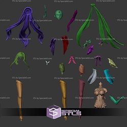Skirk Genshin Impact 198mm STL Files 3D Model