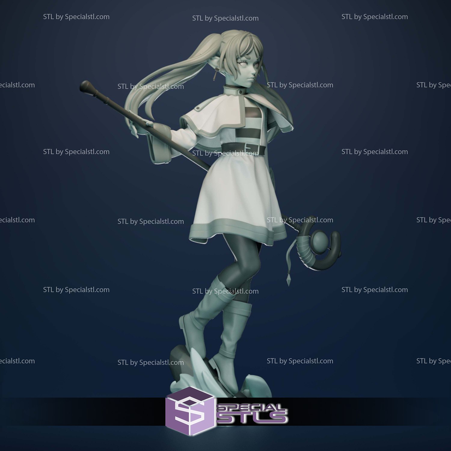 Frieren Beyond Journeys End V4 3D Printer Files STL Model — view 3
