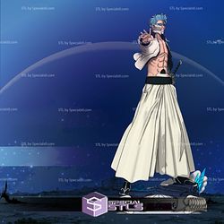 Grimmjow Bleach 1 10 Scale 3D Printer Files STL Model