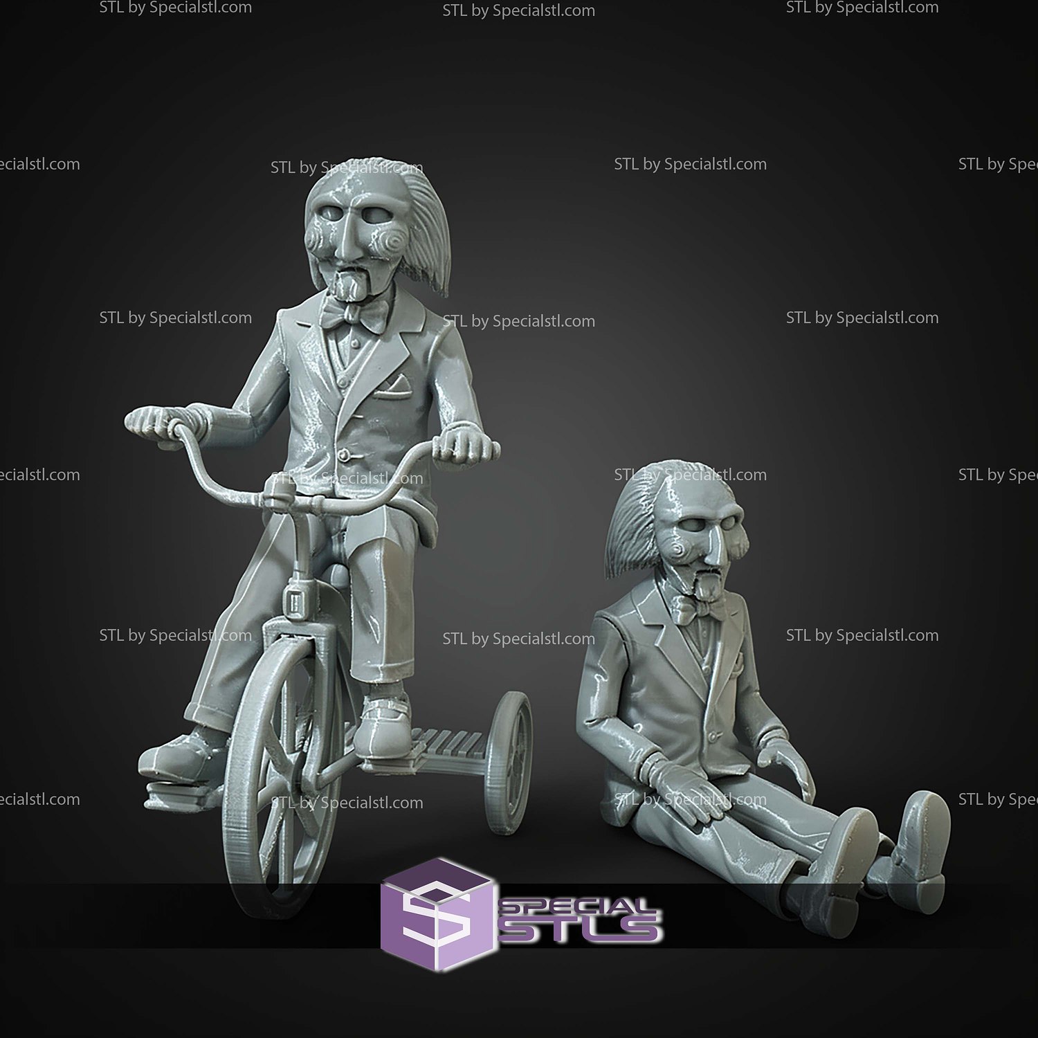 Billy The Puppet 175mm STL Files 3D Model — view 2