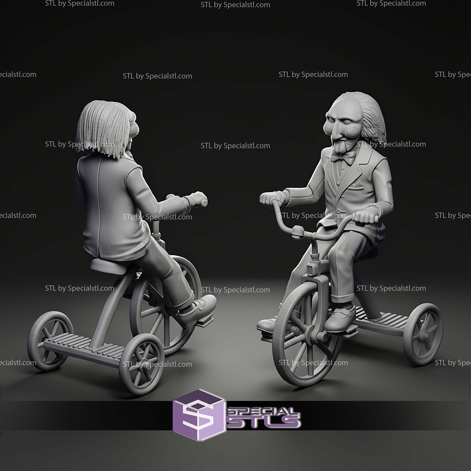 Billy The Puppet 175mm STL Files 3D Model — view 3