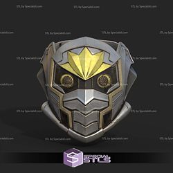 Cosplay STL Files Marvel Tokon Star Lord Helmet 3D Model