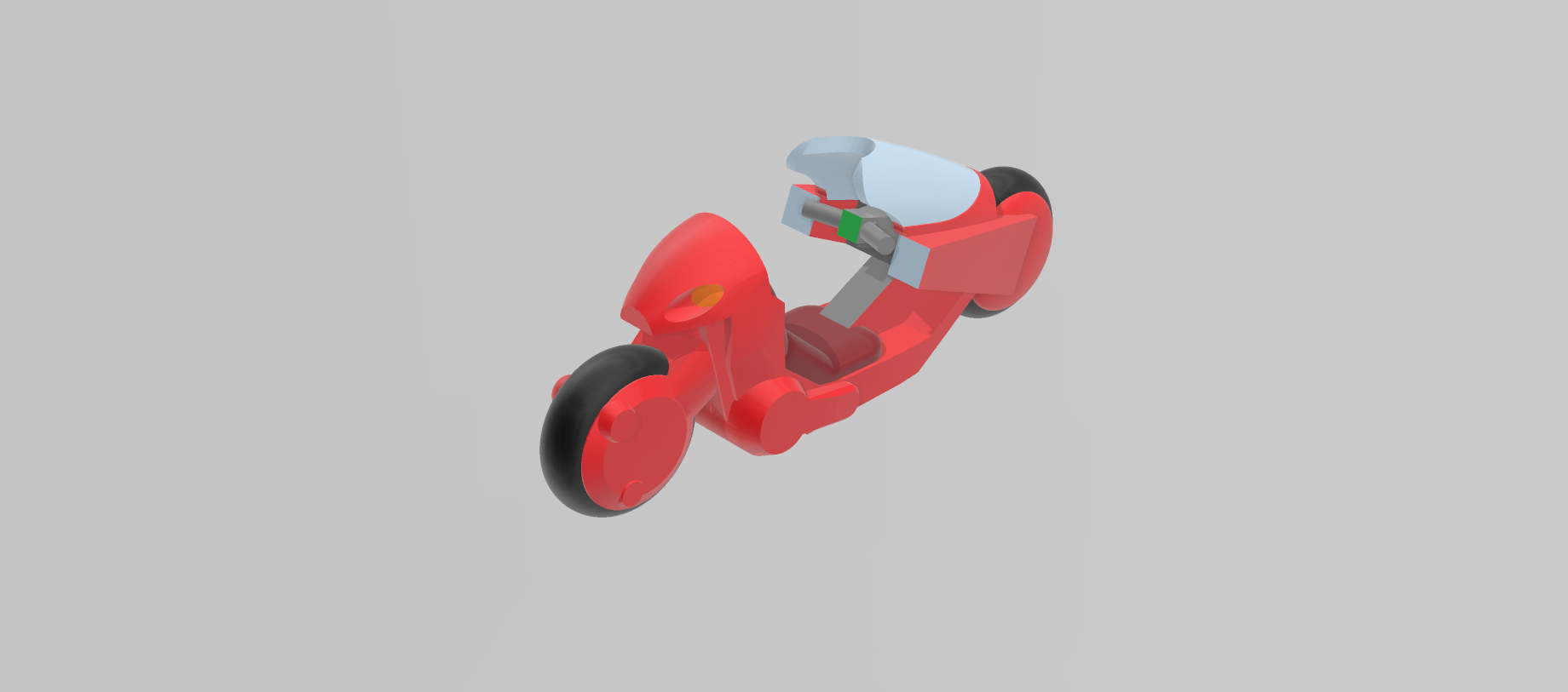 Kaneda's Bike from Akira 3D STL Model