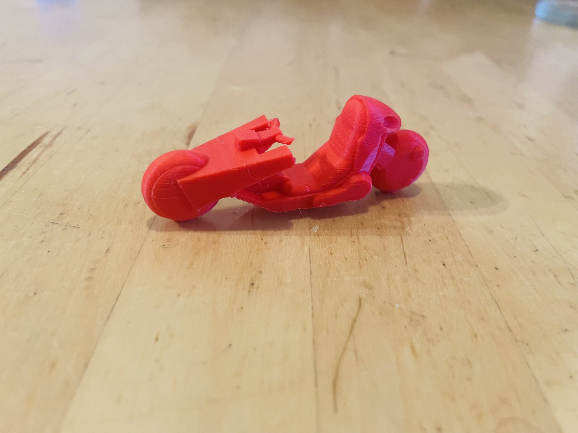 Kaneda's Bike from Akira 3D STL Model — view 2