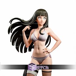 Hinata Hyuga Ecchi 220mm STL Files 3D Model