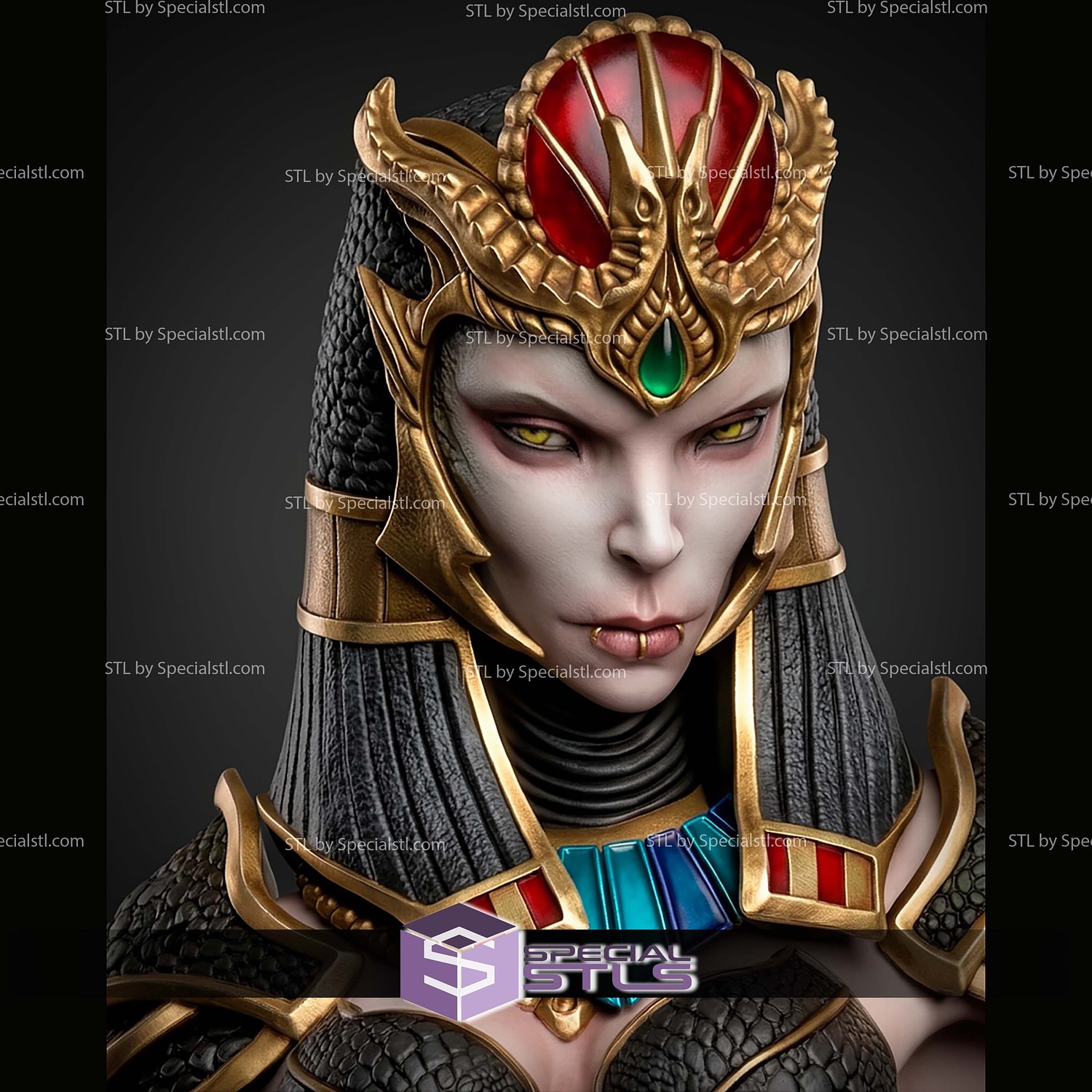 Sobek Egyptian God Fanart STL Files 3D Model — view 2