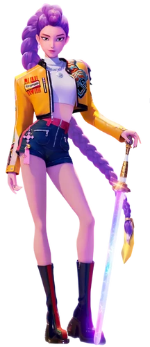rumi from kpop demon hunters with base.3mf 3D Model