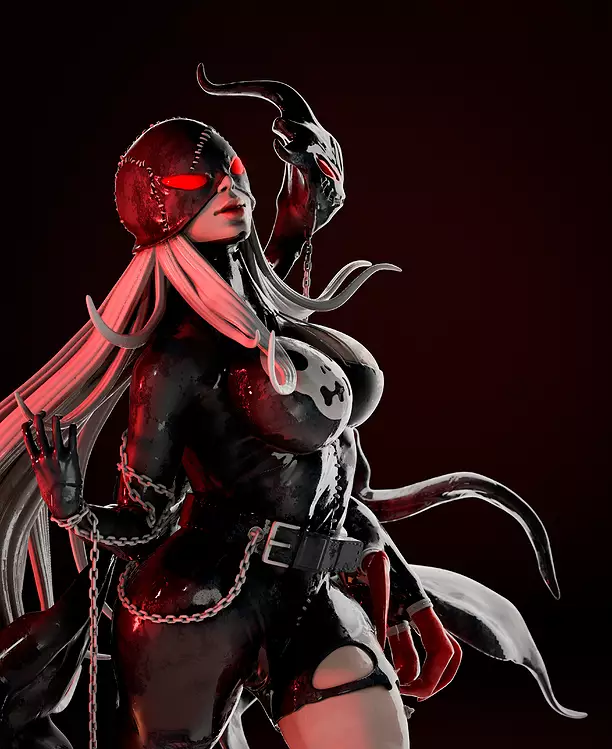 Ladydevimon 3D FBX Model
