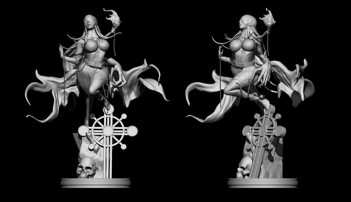 Ladydevimon 3D FBX Model — view 4