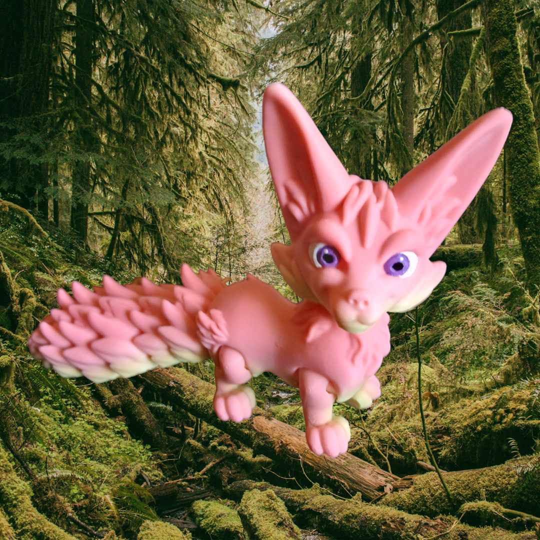 Fennec Fox 3D STL Model — view 2