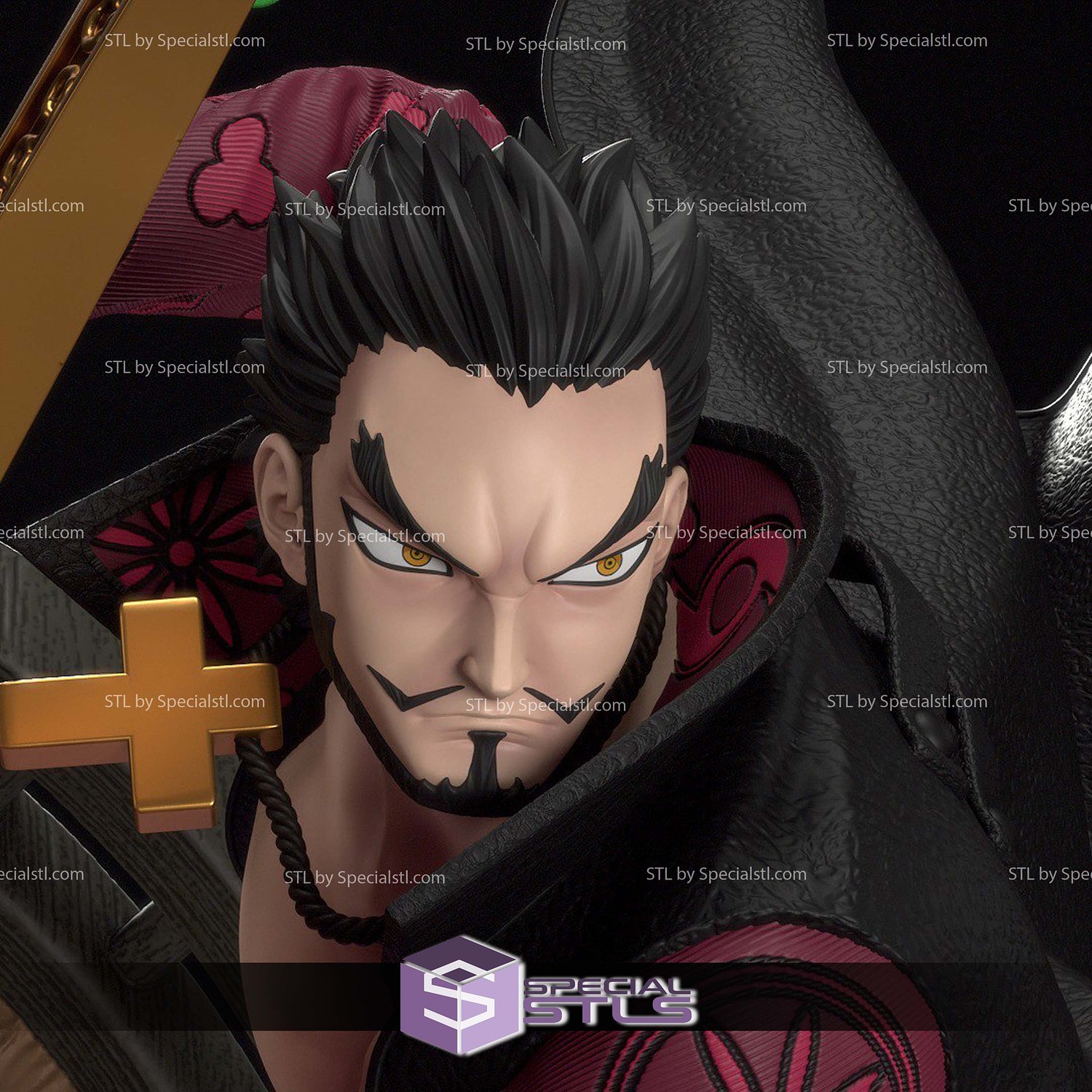 Dracule Mihawk on Boat 3D Printer Files STL Model — view 4