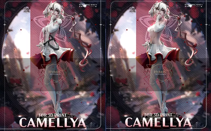 Camellya from Wuthering Waves Collector Package 3D STL Model