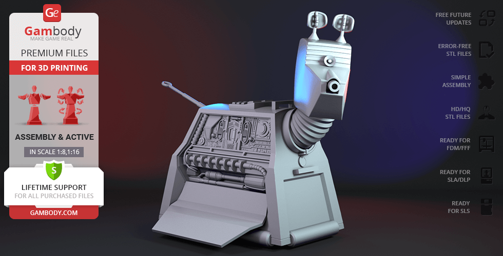 K9 Mark I 3D Printing Model | Assembly STL Model