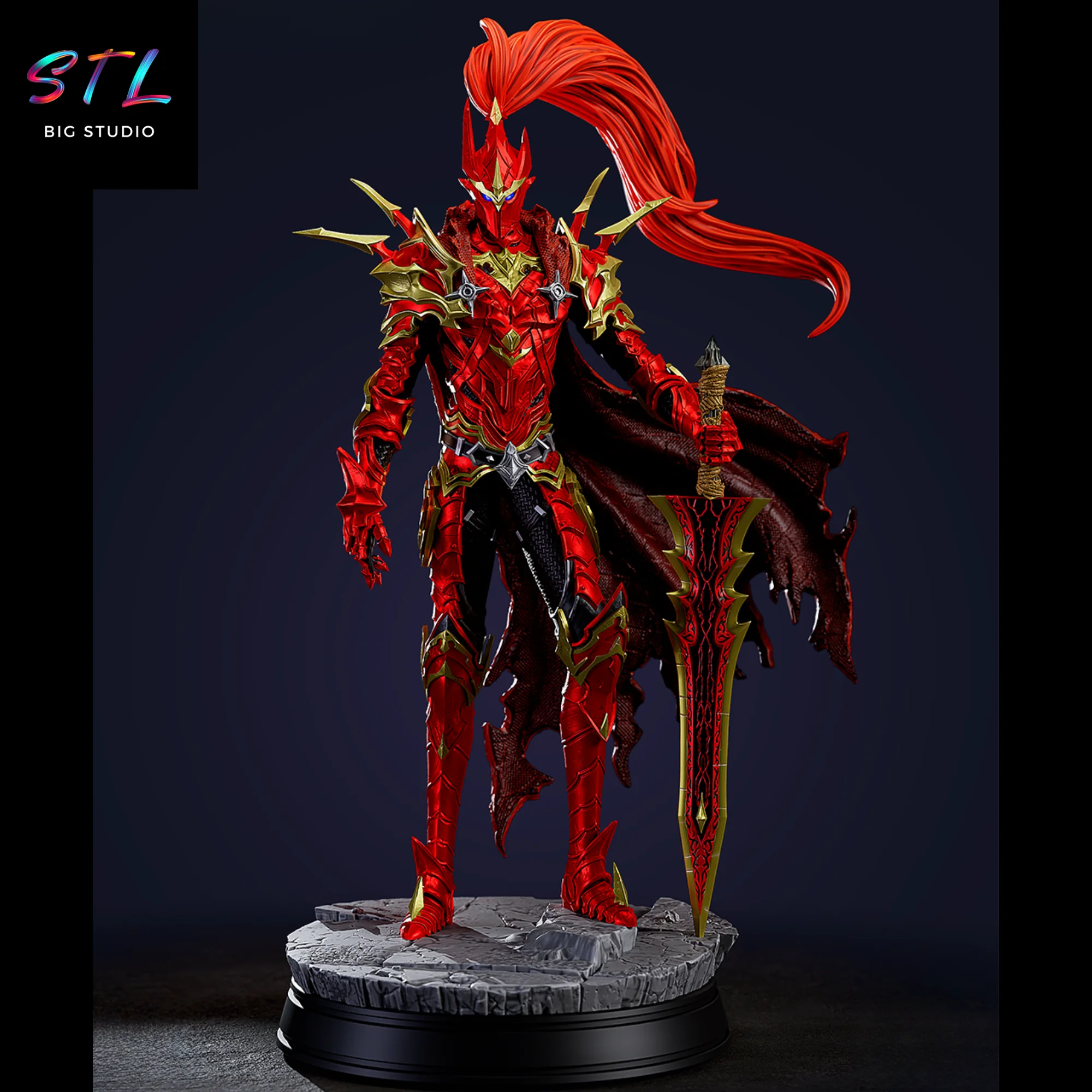 Igris STL | The Blood Knight from Solo Leveling | 3D Printable Figure Model