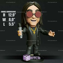 Chibi STL Collection Ozzy Osbourne 3D Model