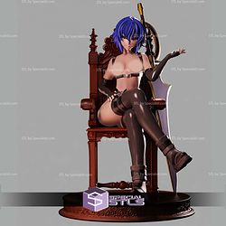 Xenovia Quarta on Chair STL Files 3D Model
