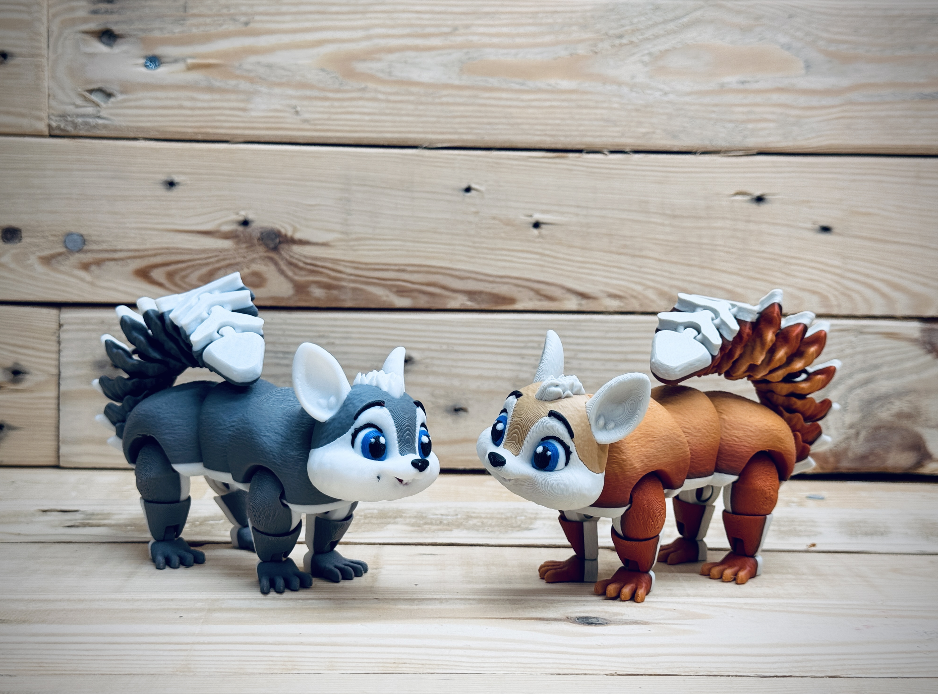 Secret Squirrel flexi 3D STL Model — view 6