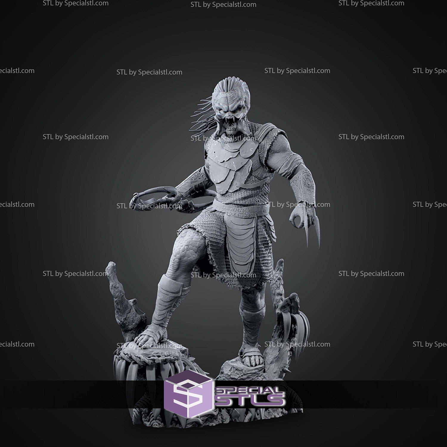 Predator Badlands 1 6 STL Files 3D Model — view 2
