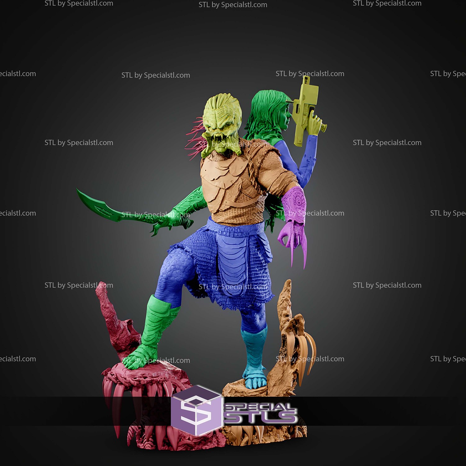Predator Badlands 1 6 STL Files 3D Model — view 3