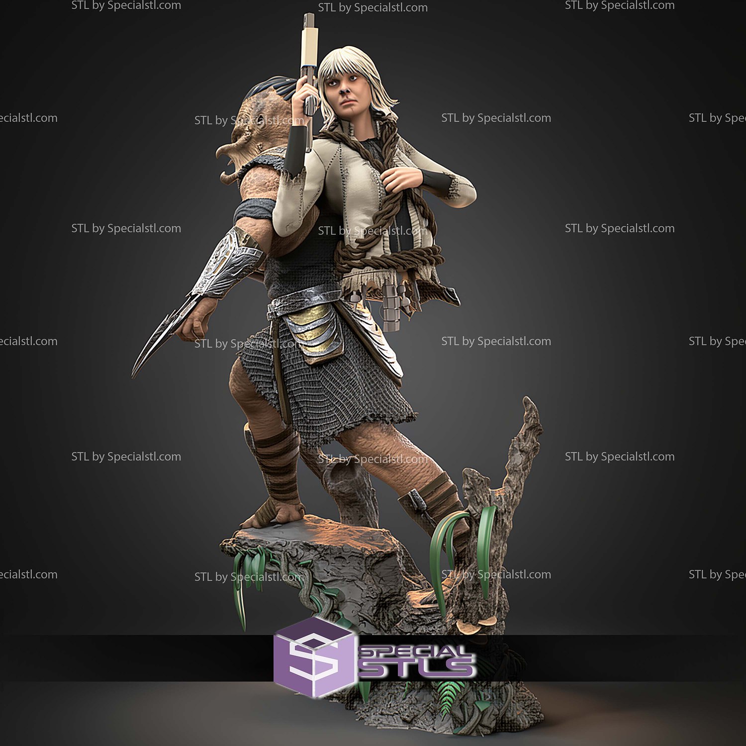 Predator Badlands 1 6 STL Files 3D Model — view 4