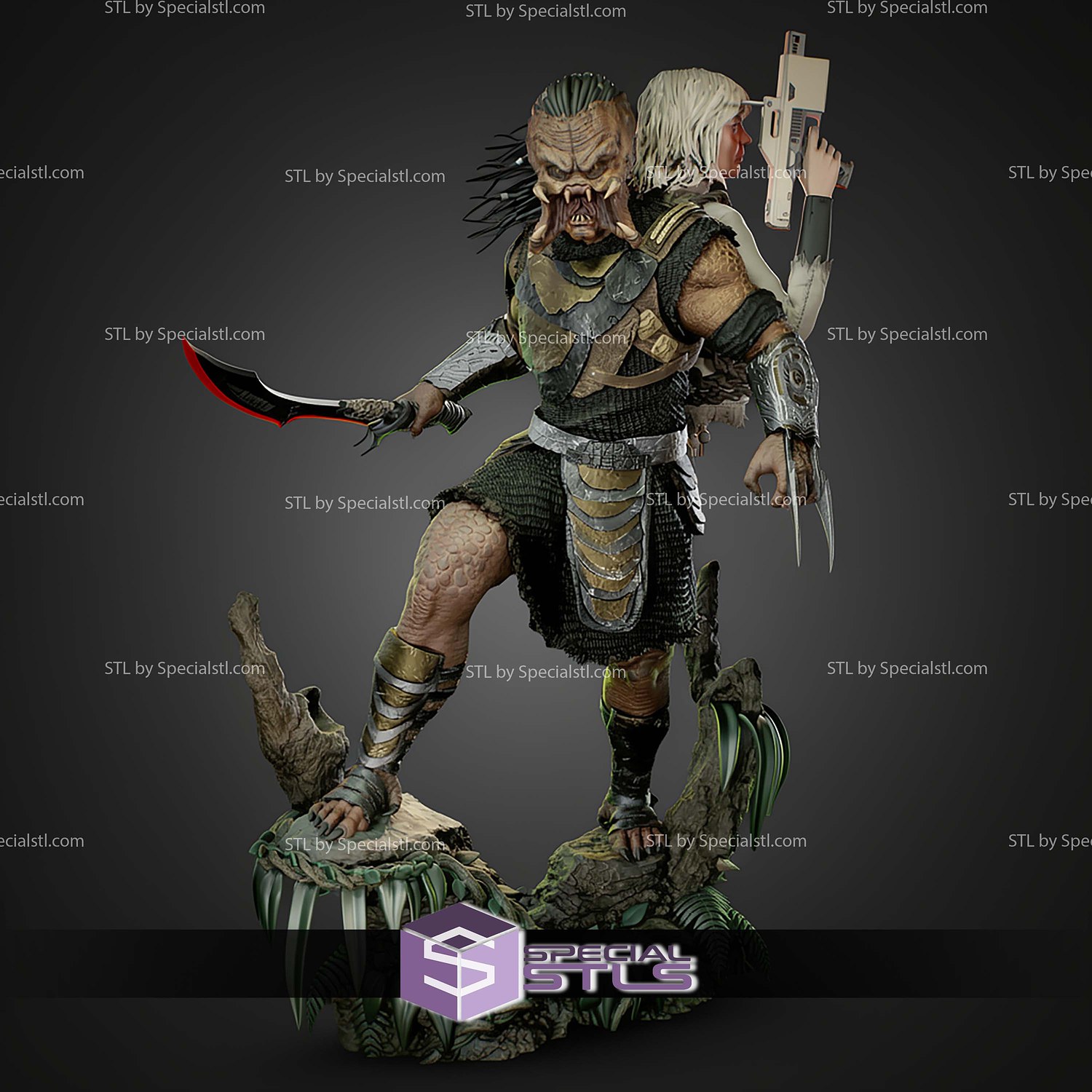 Predator Badlands 1 6 STL Files 3D Model — view 5