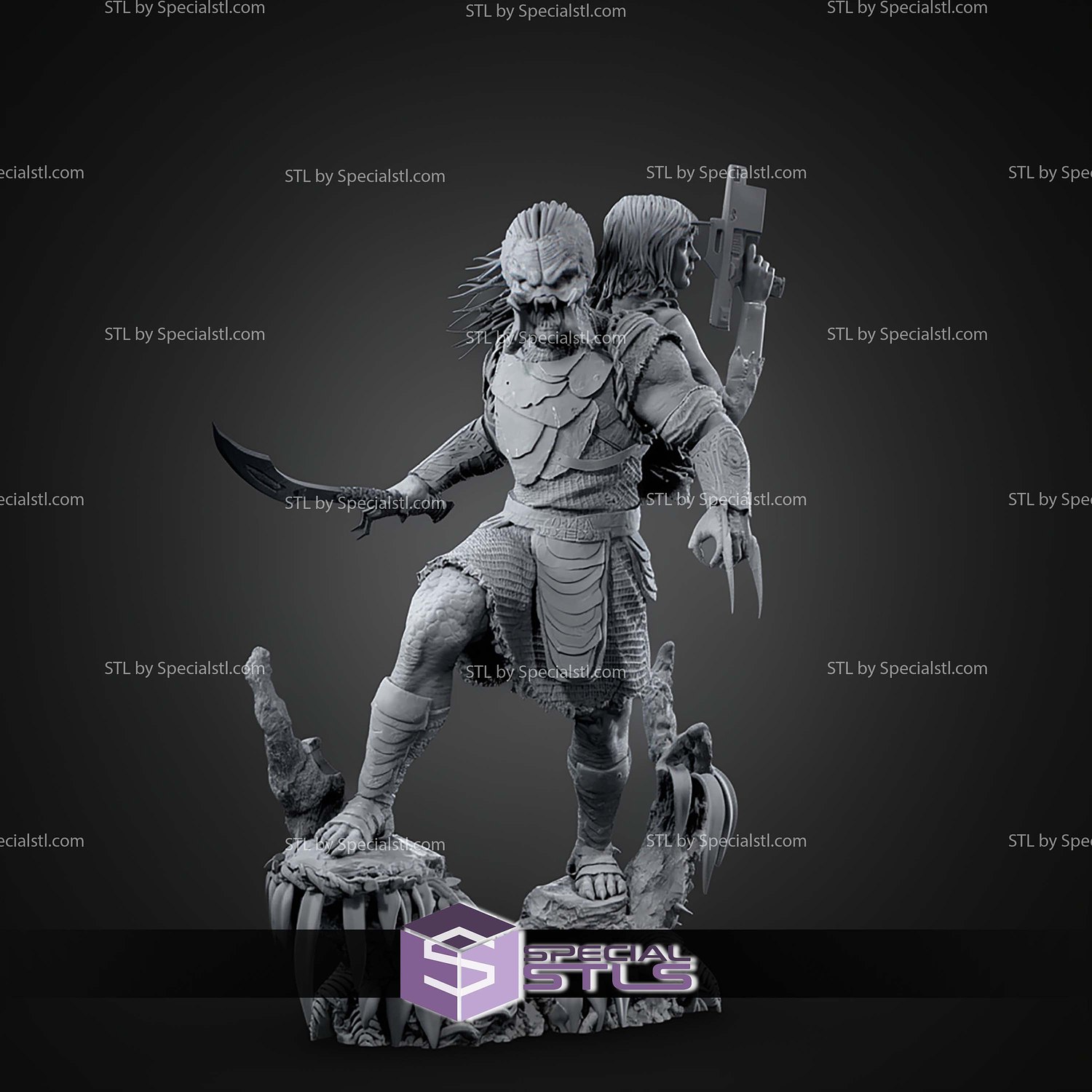 Predator Badlands 1 6 STL Files 3D Model — view 6
