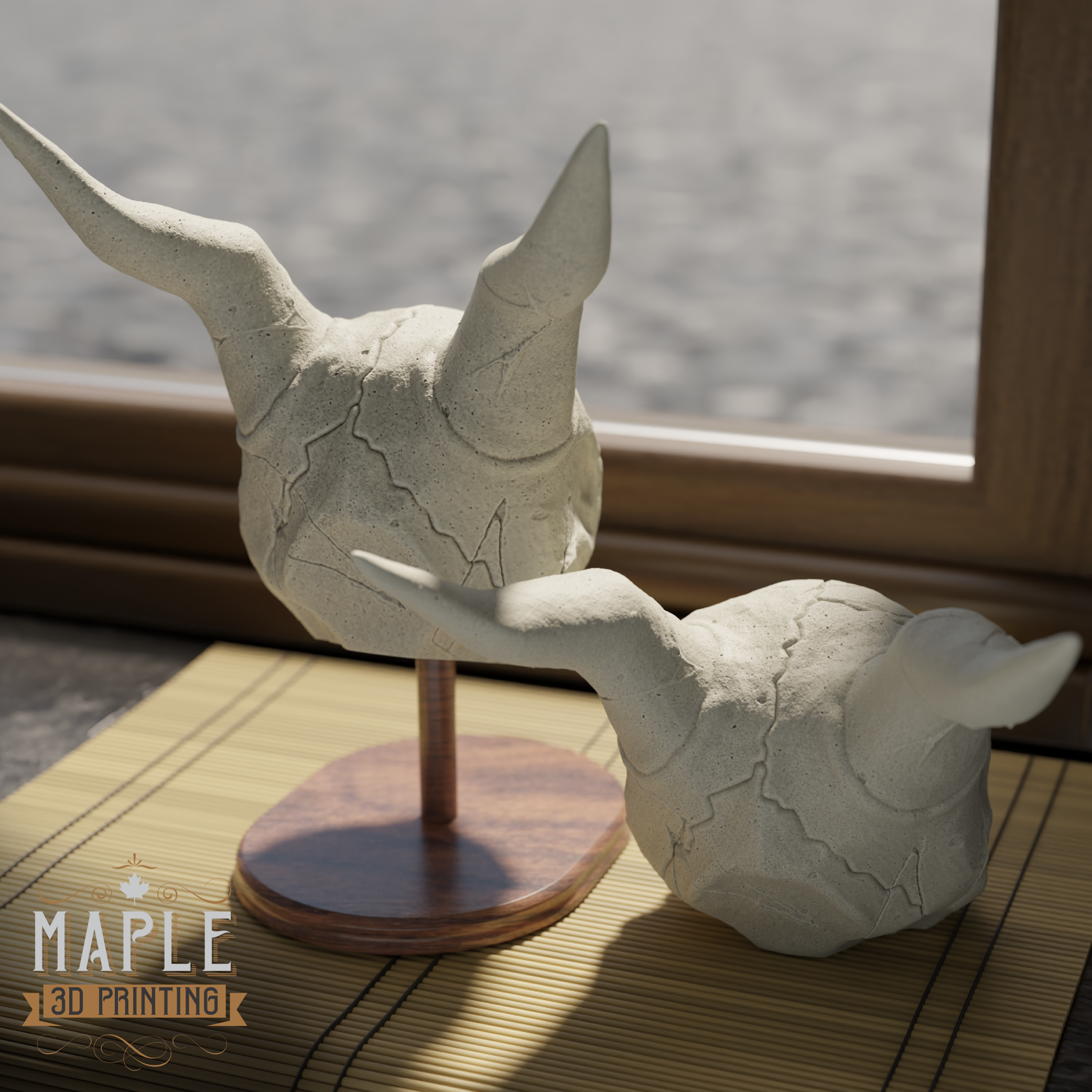 Veemon Skull - Digimon - Halloween 3D STL Model