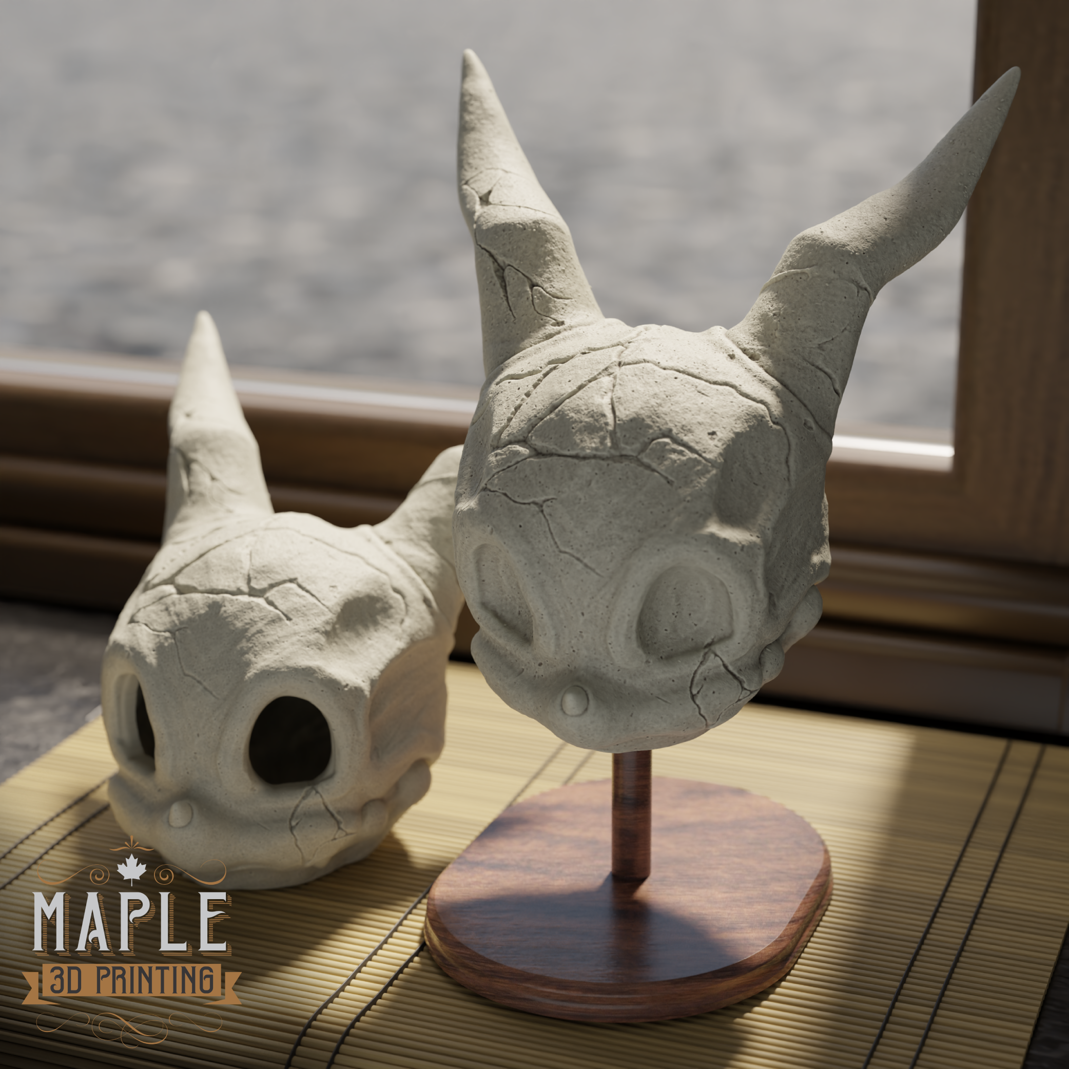 Veemon Skull - Digimon - Halloween 3D STL Model — view 2