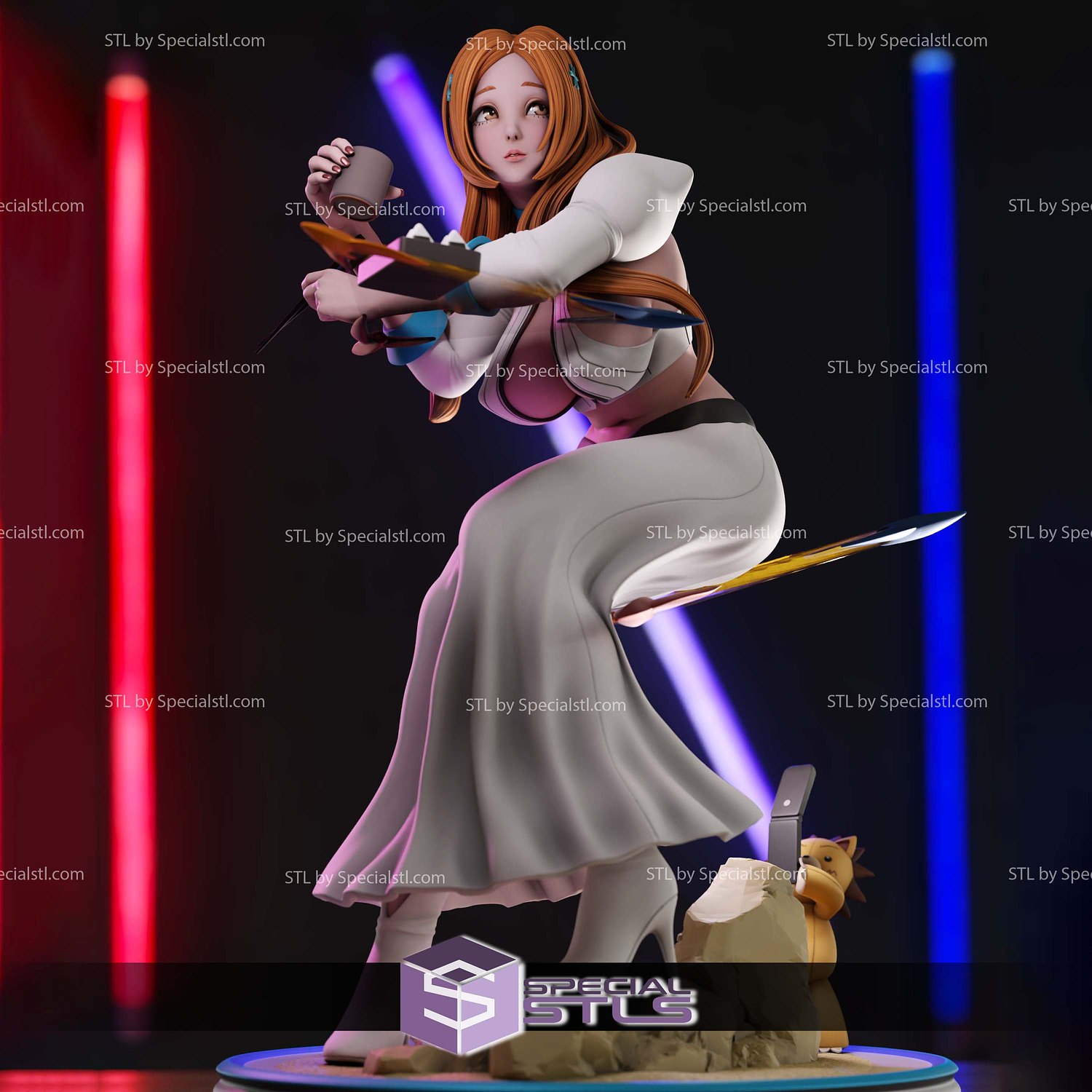 Orihime Inoue V2 Bleach 3D Printer Files STL Model — view 6